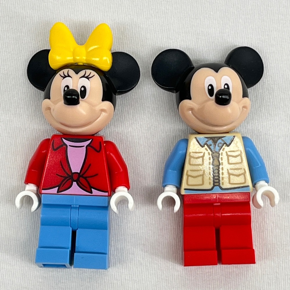 LEGO Disney Mickey and Minnie Mouse Minifigures Camping Outfits Set of 2